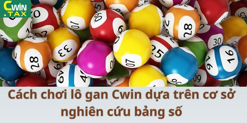 Cách chơi lô gan Cwin dựa trên cơ sở nghiên cứu bảng số